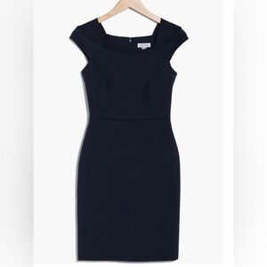 Calvin Klein Black Dress Size 8P Career Office Staple Evening Cocktail Party